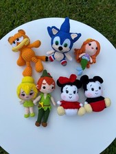 Crochet Cute Amigurumi Keychains, Handmade Plush Dolls, Valentine Birthday Gift