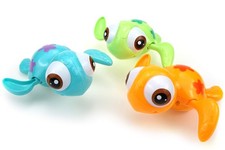 DUCKBOXX XX Wind-up Swimming Sea Turtles Bath Toy, No Small, Multicolor
