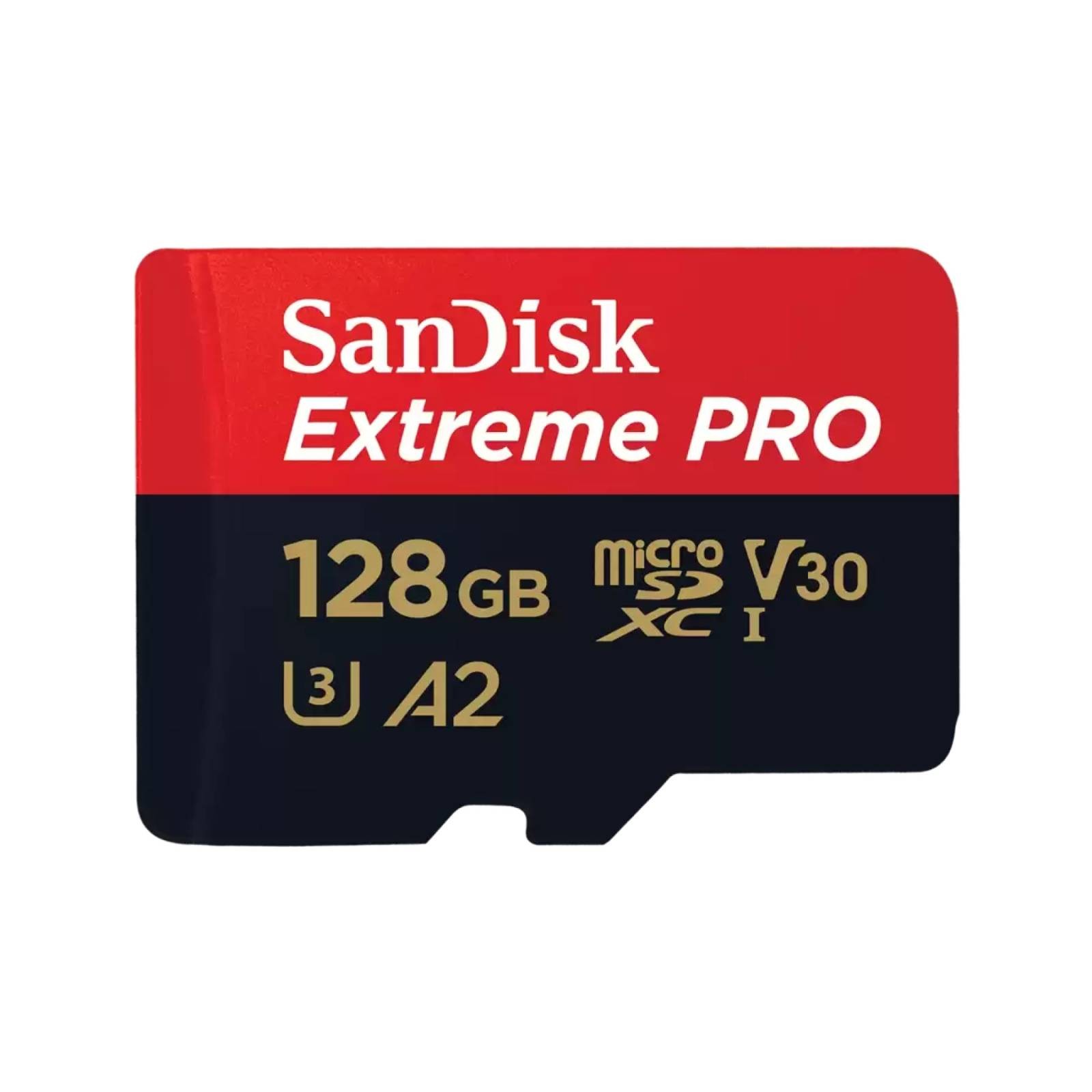 SanDisk 128GB Extreme Pro MicroSDXC Class 10 UHS-I Memory Card