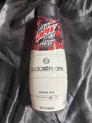 Sodastream Mtn Dew Code Red Zero Sugar Beverage Mix 14.9 oz  Mountain Dew 4 Pk