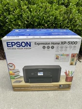 Epson Expression Home XP-5100 Wireless All-In-One Printer - Black