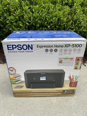 Epson Expression Home XP-5100 Wireless All-In-One Printer - Black