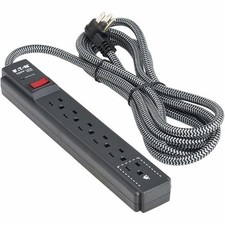 Eaton TLP620DB Tripp Lite Series Protect It 6-Outlet Surge Protector with 20 ...