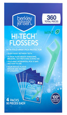 Floss Picks Dental Mint 360 Ct Bulk Disposable Interdental Berkley Jensen