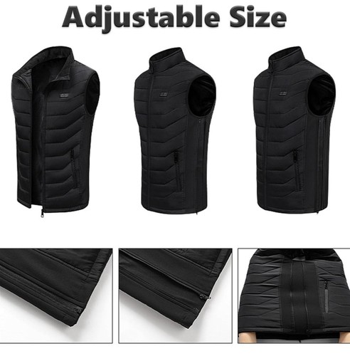 Heated Vest for Men Women 11 Heating Zones - Picture 4 of 8
