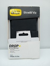 OtterBox iPhone 14 Pro Strada Via Folding Magnetic DropProof Cover Case - Black