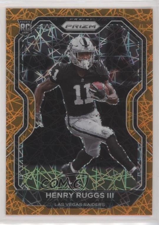 2020 Panini Prizm Rookie Lazer Prizm Henry Ruggs III #372 8d4