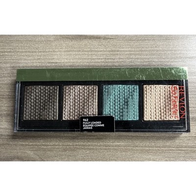 Revlon Eye Shadow So Fierce Prismatic Palette 962 Fully Loaded Browns Green