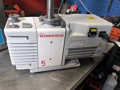 EDWARDS RV5  REBUILT DUAL STAGE MECH VANE VAC PUMP 110-208V 1PH W/12-M WARRANTY 