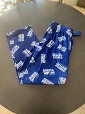 Dunder Mifflin Inc. Logo The Office Blue Pajama Pants Men  s Medium