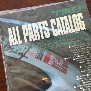 TRD　ALL　PARTS CATALOG　2003　パーツカタログ　中古雑誌