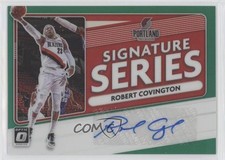 2020-21 Donruss Optic Signature Series Green Prizm Robert Covington Auto 15ip