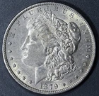 1879-O $1 MORGAN SILVER DOLLAR KM# 110 Grade:  AU A6102