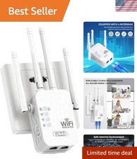 WiFi Extender Signal Booster Up to 8500sq.ft and 45 Devices, WiFi Range Extender
