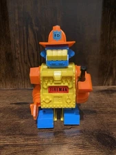 Topper 1970 Ding a Ling Fireman Robot Figure Vintage