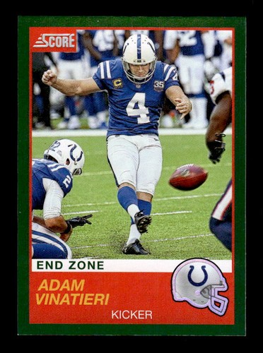 2019 Score #60 Adam Vinatieri End Zone #/6