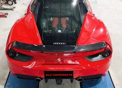 Passend für Ferrari 488 GTB NVTC Style Kohlefaser Heckspoiler Flügel...