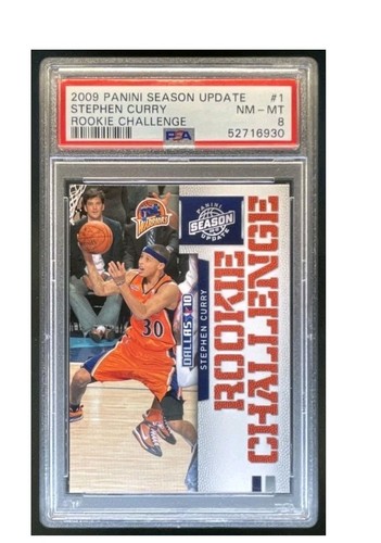 2009 Panini Season Update Rookie Challenge #1 Stephen Curry RC PSA 8