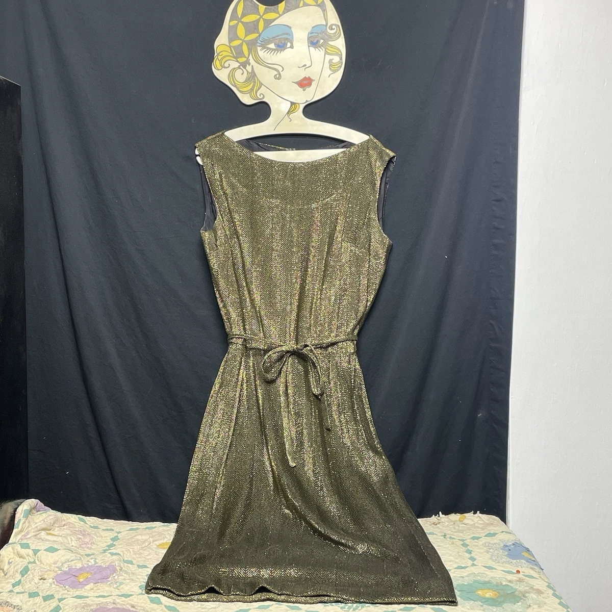 Gold Metal Vintage Dresses for Women for sale | eBay Gold Metal Vintage Dresses for Women for sale | eBay