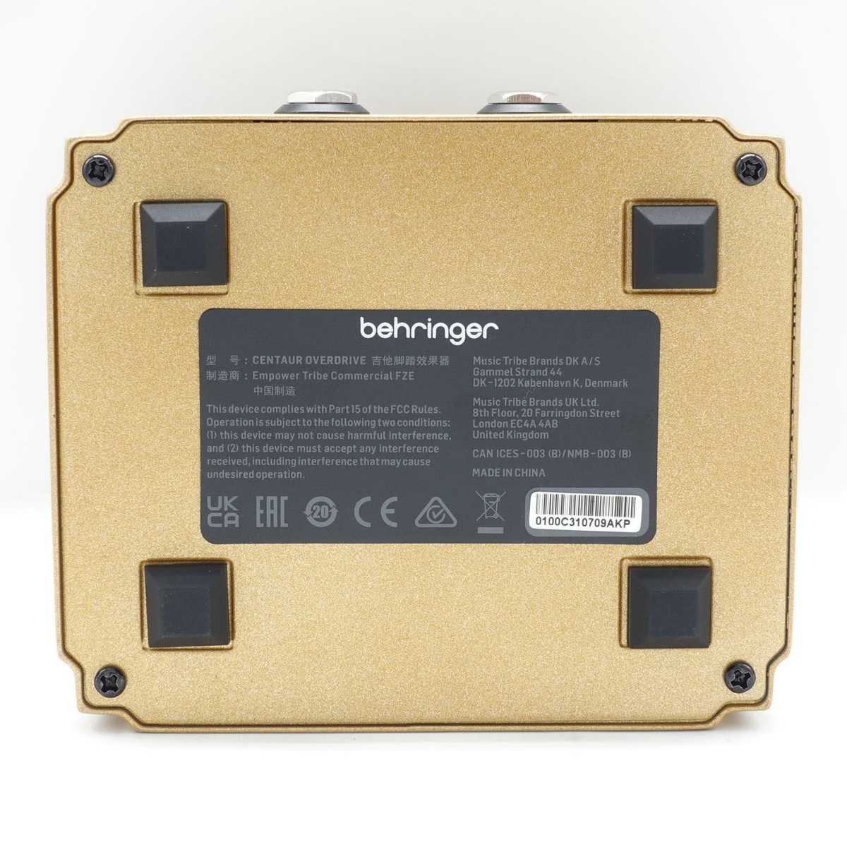 【新品未開封】Behringer CENTAUR OVERDRIVE Behringer | Product | ZENTARA OVERDRIVE