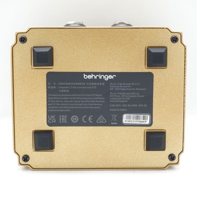 BEHRINGER CENTAUR OVERDRIVE 旧デザイン 旧デザインアウトレット】Behringer CENTAUR OVERDRIVE
