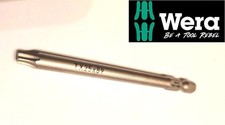 Image of Torx T25 Security Hollow End WERA 89mm BIT Screwdriver bit 1/4" Hex