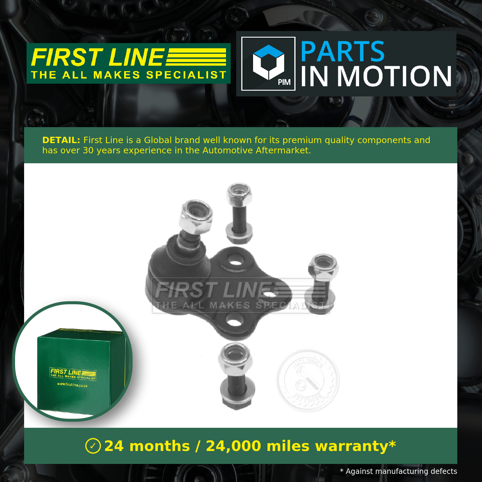 Ball Joint FBJ5249 First Line Suspension 1603167 90141393 90297563 90297863 New