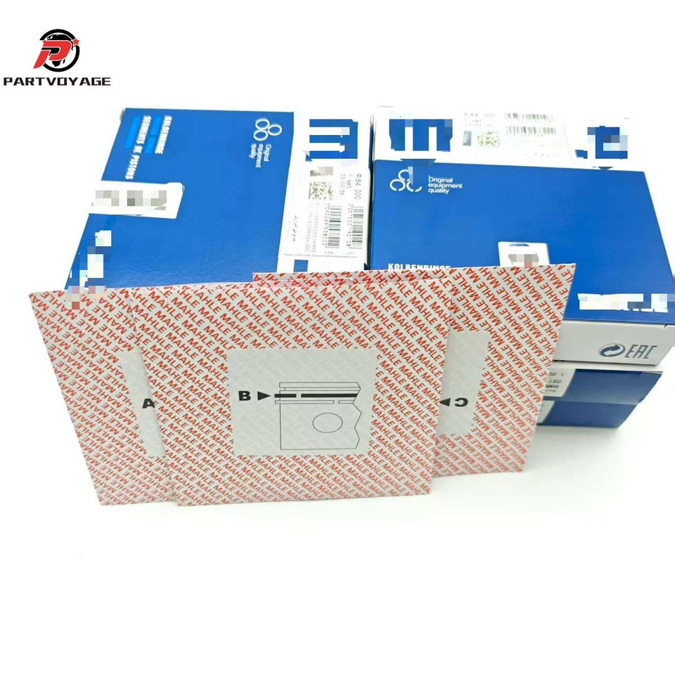 6PCS For BMW 325i 530i 730i X3 Z4 E46 E60 E65 M54 2.5 3.0 Piston Rings Set STD Foto 2 de 4