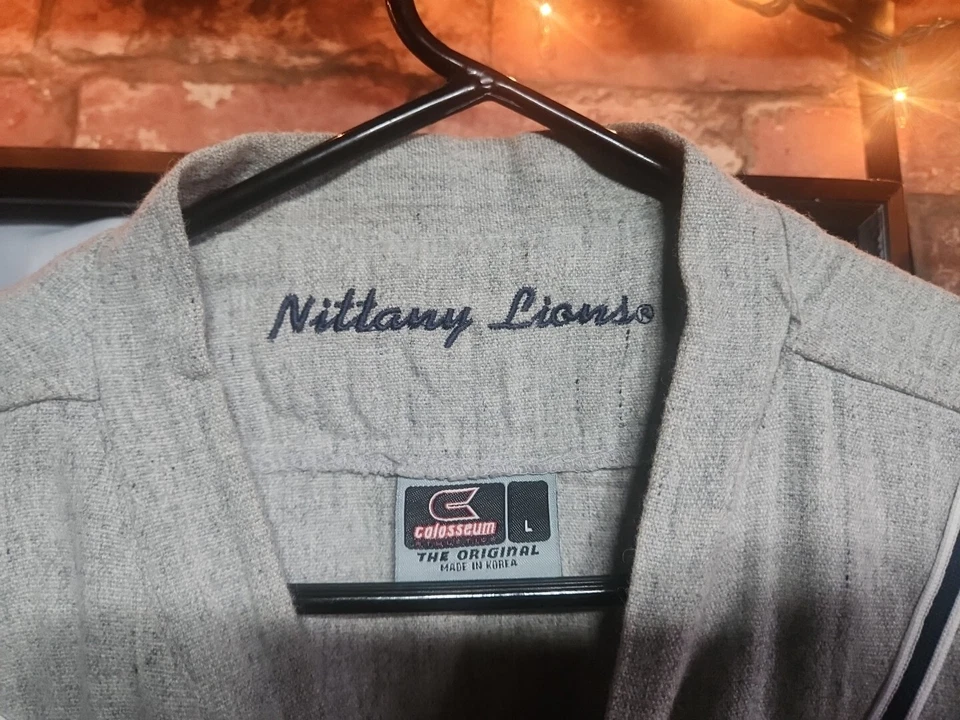 Rare Vintage Wool Penn State University Nittany Lions Baseball Jersey Colosseum - Image 4 of 4