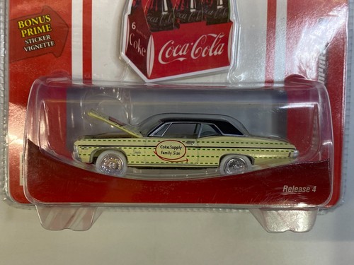 JOHNNY LIGHTNING 1/64 SCALE WHITE LIGHTNING COCA COLA '68 CHEVY IMPALA - Picture 3 of 8