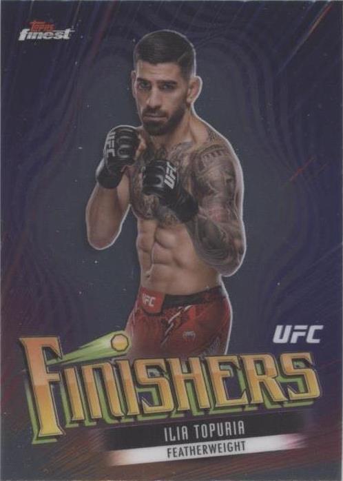2024 Topps Finest UFC - Ilia Topuria #FIN-4 - 1 of 1