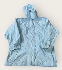 Trespass Kid Pack Away Jacket Boys 7-8 Blue Waterproof 3000 Soft Shell Rain Ski