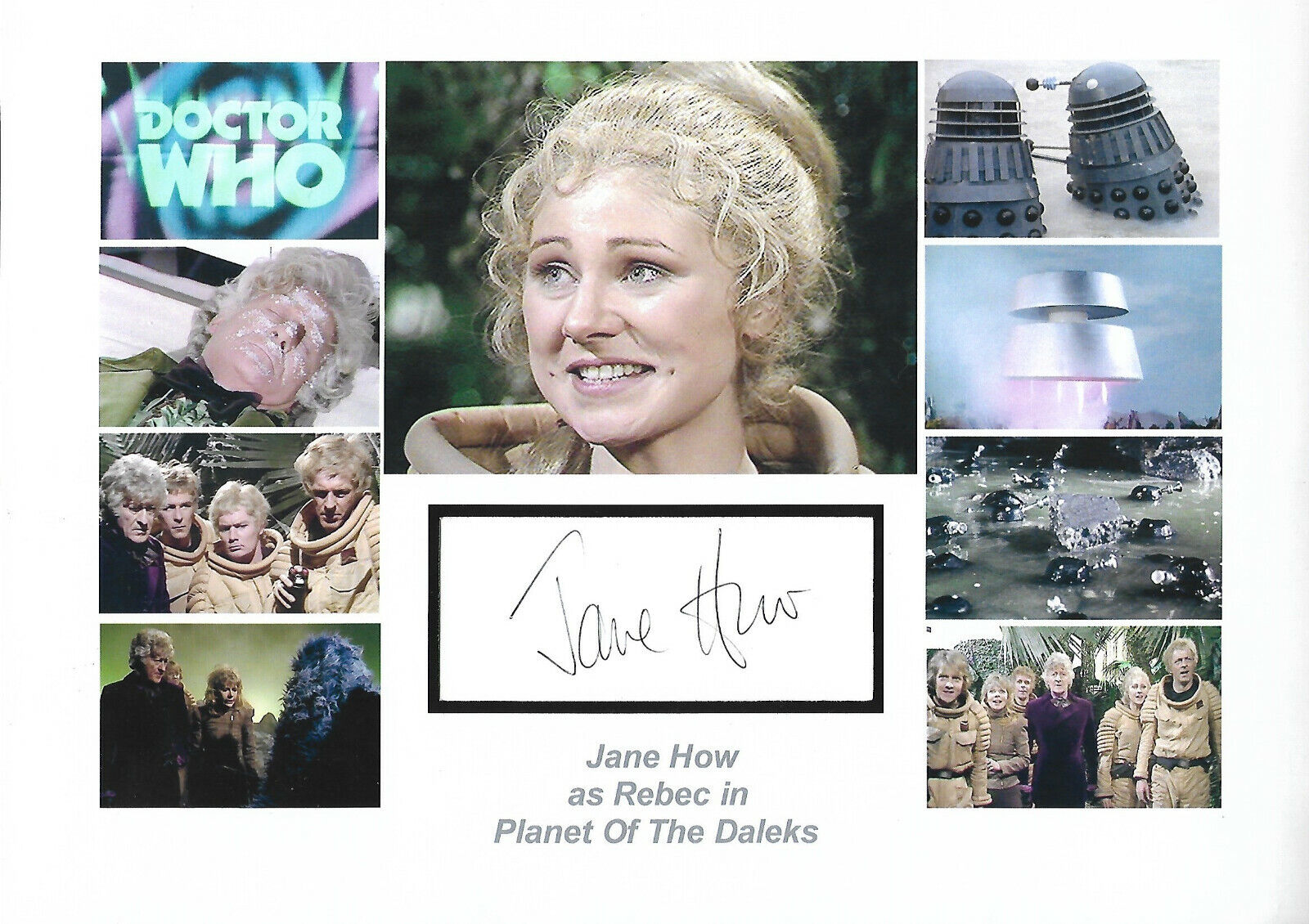 Dr Doctor Who - 3rd Third Doctor Era (Pertwee) - Autograph & Display Selection - Picture 75 of 131