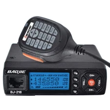 Baojie BJ-218 25W Car Mobile Ham Radio Walkie-Talkie 136-174MHz / 400-470MHz