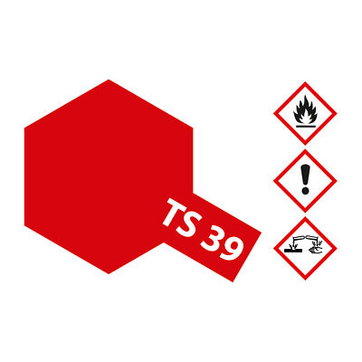 (165,60 /1l) Tamiya TS-39 Mica Rot (Glimmer) glänzend 100ml Sprayfarbe Kunstharz