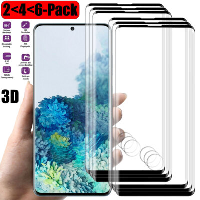 For Samsung Galaxy S20+ Ultra 5G S20 FE Screen Protector Clear Tempered  Glass