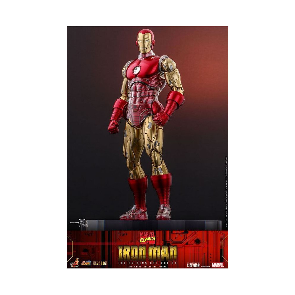 Iron Man Hot Toys Origins 1/6 : décorez votre bureau avec cette figurine de collection Marvel