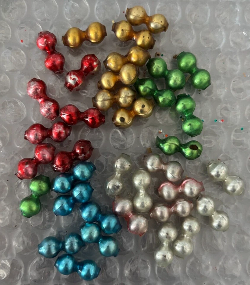 Guirnalda de cuentas de vidrio mercurio espaciadores de espuma de poliestireno de colección + extra suelto JAPÓN envío gratuito Foto 3 de 4