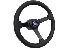 1979-82 Ford Mustang Fox Body 6-bolt Black Leather Steering Wheel Kit Cs 1979-82 Ford Mustang Fox Body 6-bolt Black Leather Steering Wheel Kit Cs