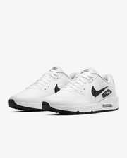 Nike Mens Air Max 90G Golf Shoes in White/Black, Different Sizes, CU9978-101