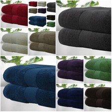2 Pk Large Bath Sheet 100% Combed Cotton Jumbo Bathsheet for Bathroom Gym Hotel