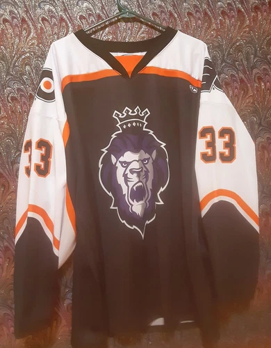Radel Fazleev, #33 Reading Royals ECHL Hockey Game Worn Autographed Jersey