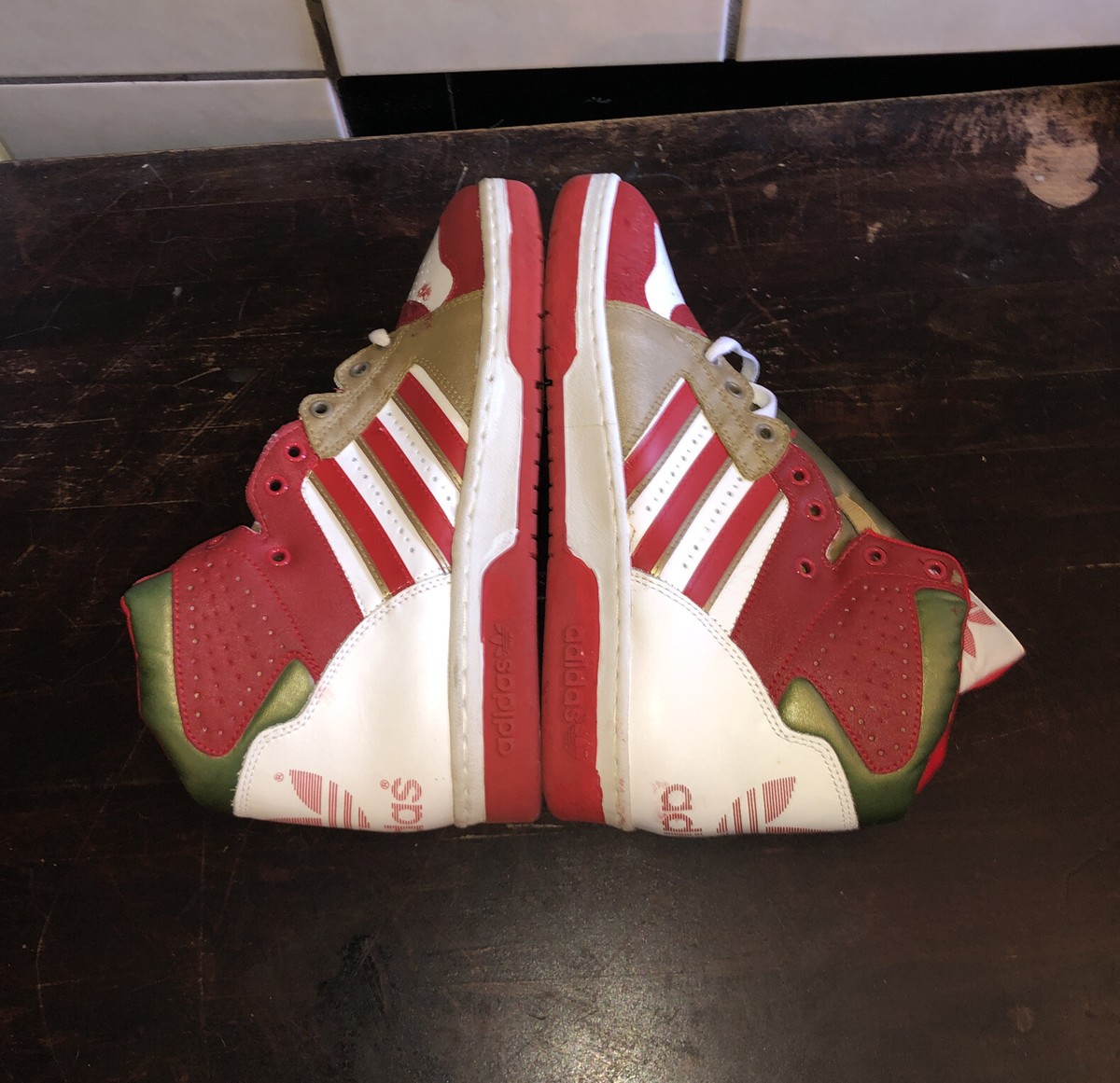 Vintage 1987 Adidas Originals Instinct High Top Sneakers Men