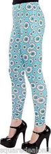130595 Optical Delusion Eyeball Leggings Eyes Sourpuss Horror Punk Stretchy XL