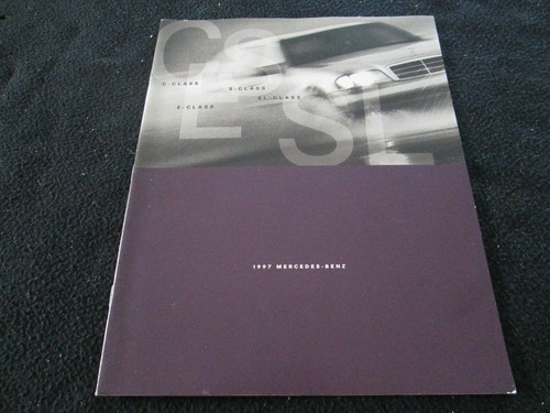 1997 Mercedes Brochure & Euro Delivery E420 S600 S500 S420 SL500 320 600 C36 AMG - Picture 2 of 10