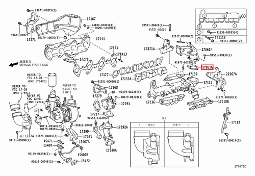 Genuine Toyota Hilux KUN26 1KD 3.0 Diesel EGR Connector Pipe Gasket x2 - Picture 7 of 20