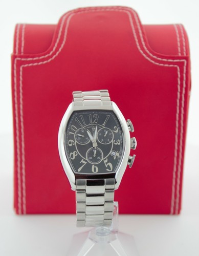 Swiss Legend Chronograph 316L Dark MOP Dial Stainless Steel Men's Watch - Picture 9 of 12