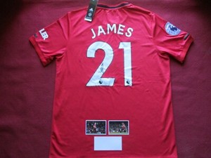 DANIEL JAMES MANCHESTER UNITED SIGNED 