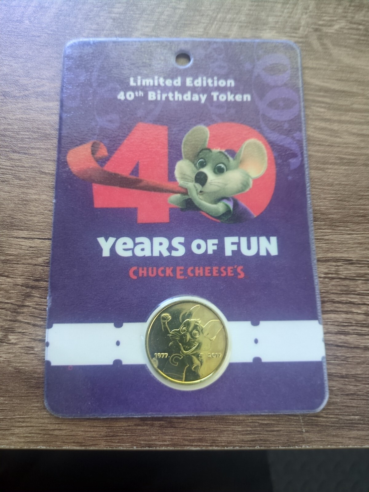40 Years Of Fun Chuck E Cheese 🌟RARE Chuck E Cheese 40 Years Of Fun 40th Anniversary Limited Edition