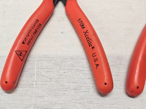 2 Xcelite 170M General Purpose Shear cutter Diagonal Flush Jaw - Picture 3 of 10